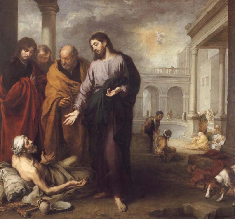 Bartolome Esteban Murillo Christ Healing the Paralytic at the Pool of Bethesda